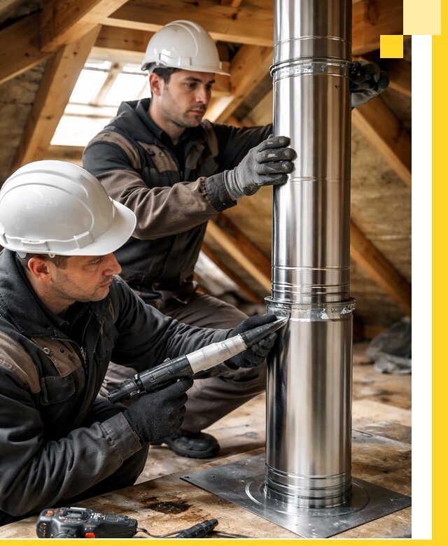 Монтаж дымоходов для каминов в Партизанске с гарантией качества