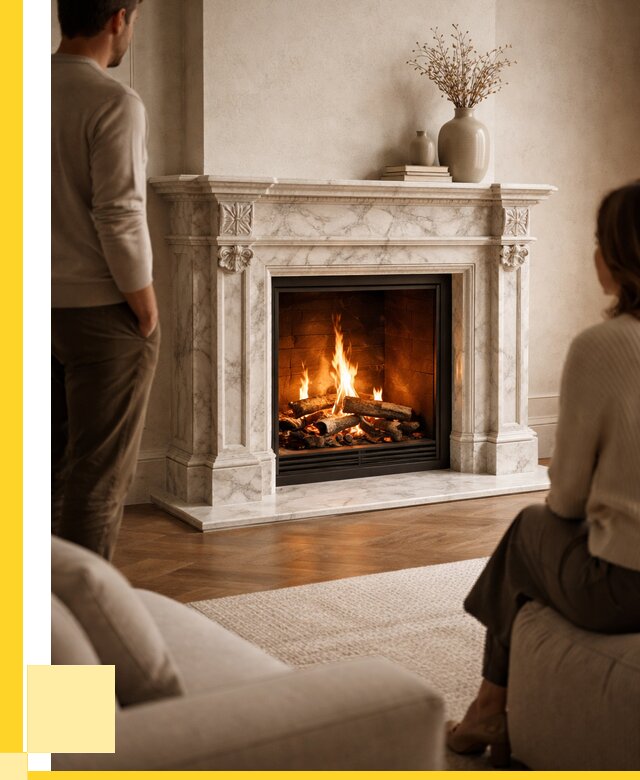 Мраморные камины под ключ в Партизанске от 268325 р. | ЭриданПрт