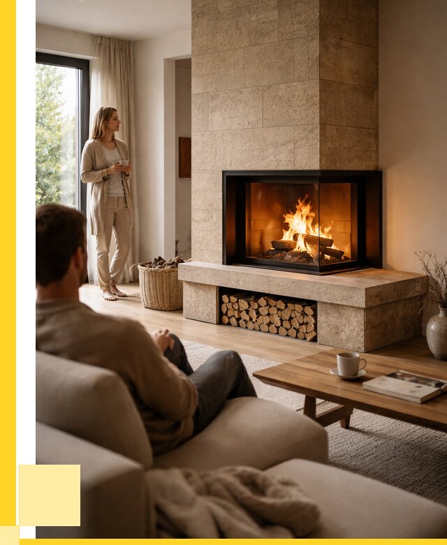 Угловые камины из кирпича установка в Партизанске от 160995 р. ЭриданПрт