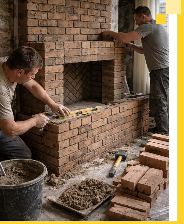 Изготовление и установка кирпичных каминов в Партизанске