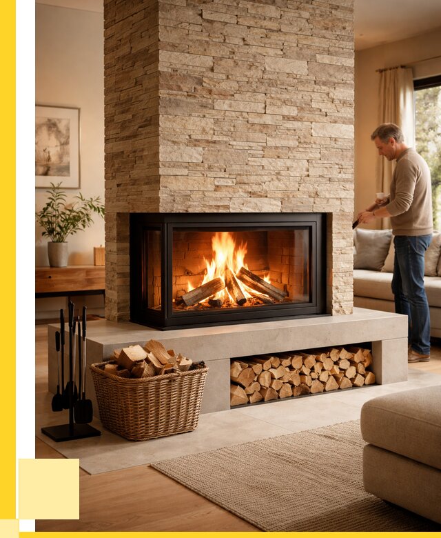 Дровяной камин под ключ в Партизанске от 214660 р. | ЭриданПрт