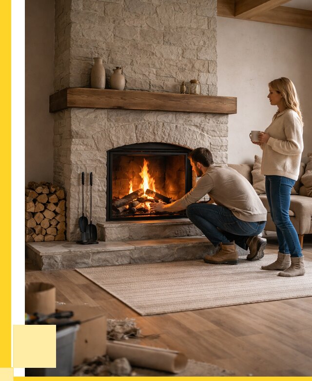 Камины для загородного дома в Партизанске от 375655 р., ЭриданПрт