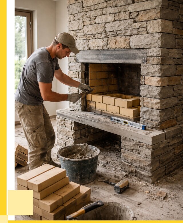 Кладка каминов и камина в Партизанске от 26833 р. ЭриданПрт