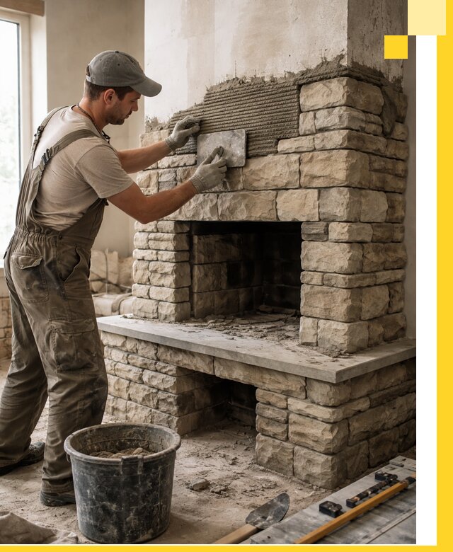 Строительство каминов под ключ в Партизанске от проектирования до монтажа