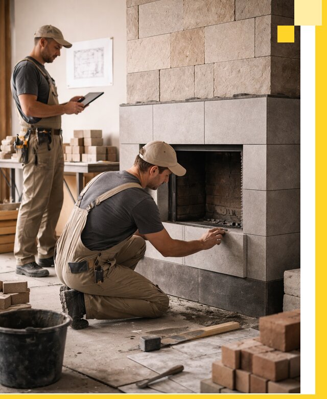 Индивидуальные проекты каминов и каминных систем в Партизанске