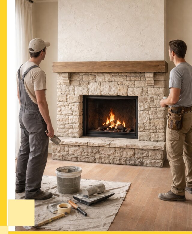 Отделка каминов в Партизанске от 6976 р. под ключ | ЭриданПрт