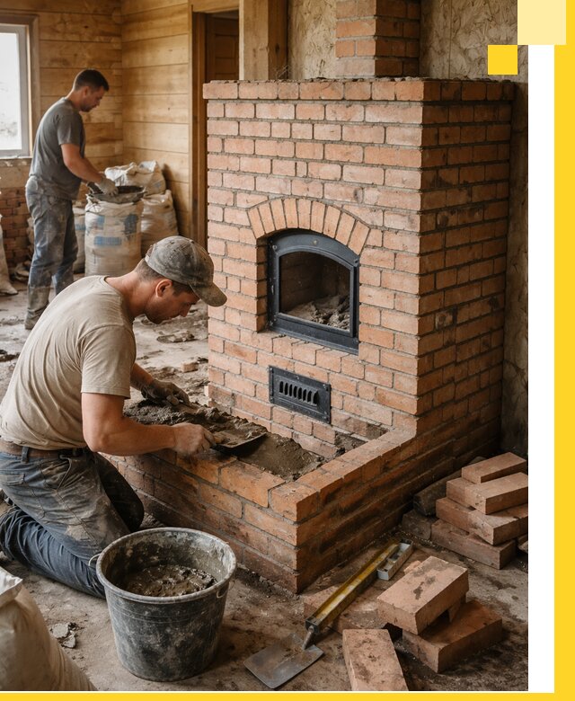 Профессиональное строительство печей в Партизанске под ключ