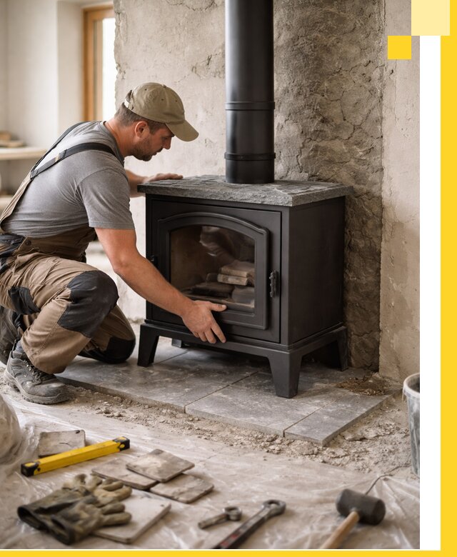 Профессиональный монтаж печей и каминов в Партизанске под ключ