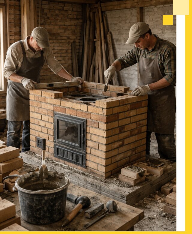 Изготовление и установка варочных печей под ключ в Партизанске