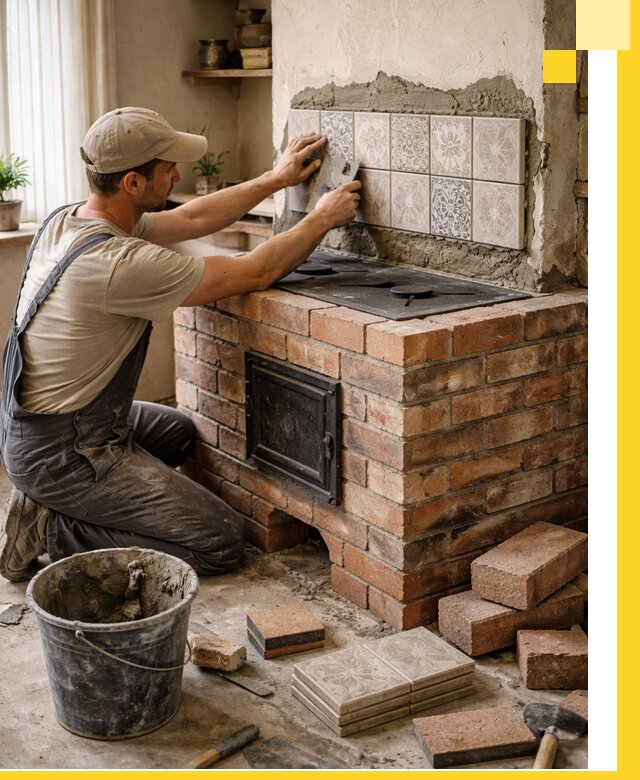 Печи с плитой на заказ монтаж гарантия и сервис в Партизанске