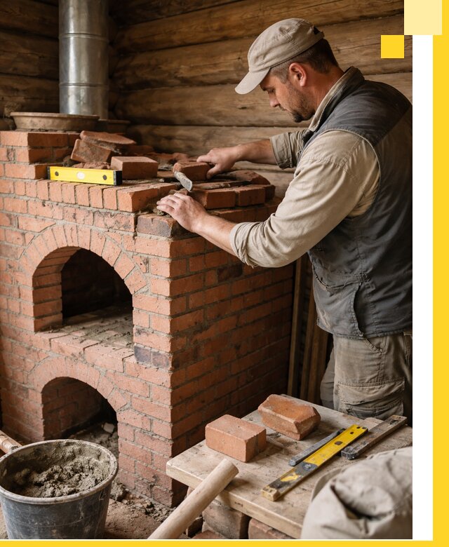 Изготовление и установка русских печей в Партизанске под ключ