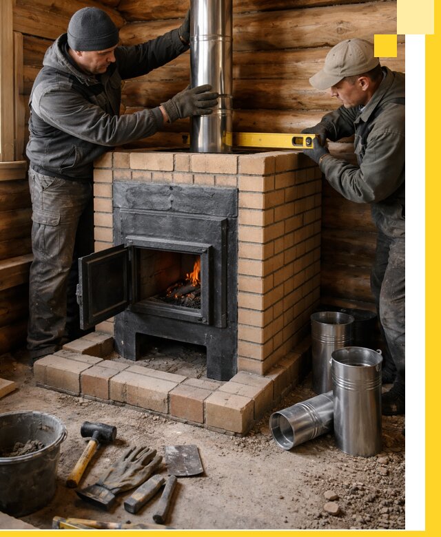 Проектирование, изготовление и установка банных печей в Партизанске