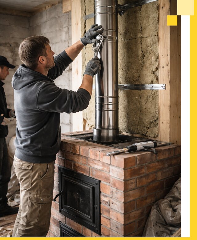 Изготовление и монтаж печей и дымоходов под ключ в Партизанске