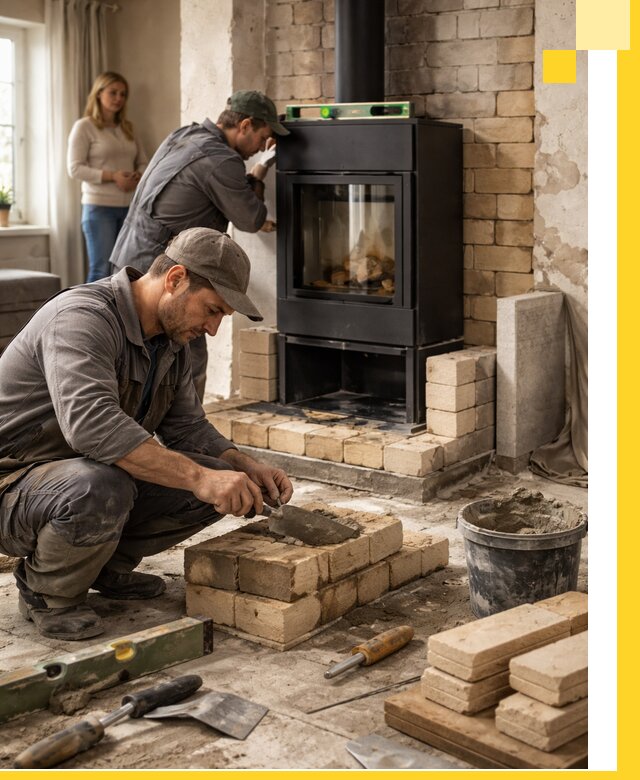 Печи и камины под ключ: проект, установка в Партизанске