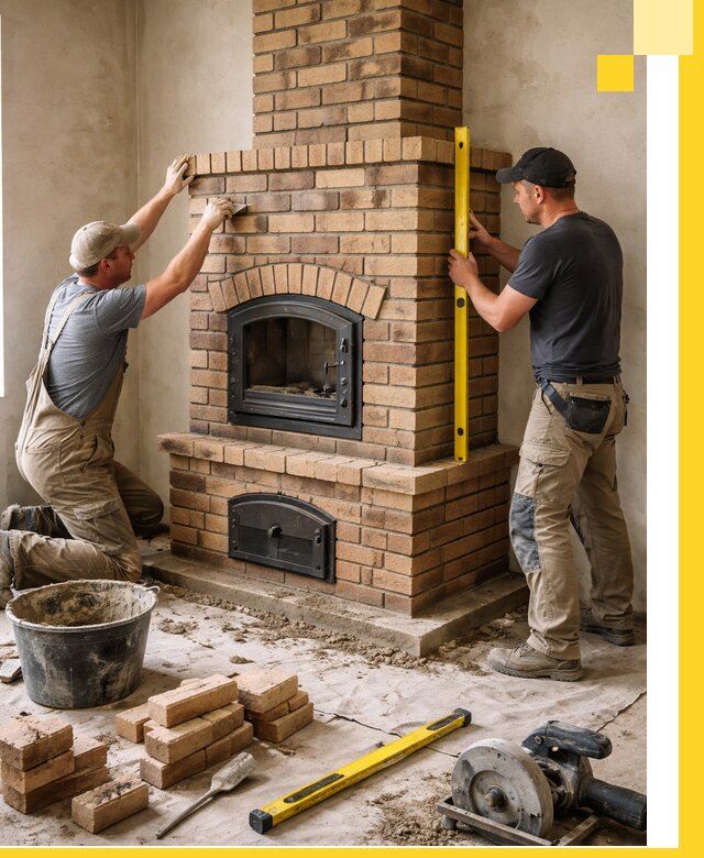 Продажа и установка печей и каминов для дома под ключ в Партизанске