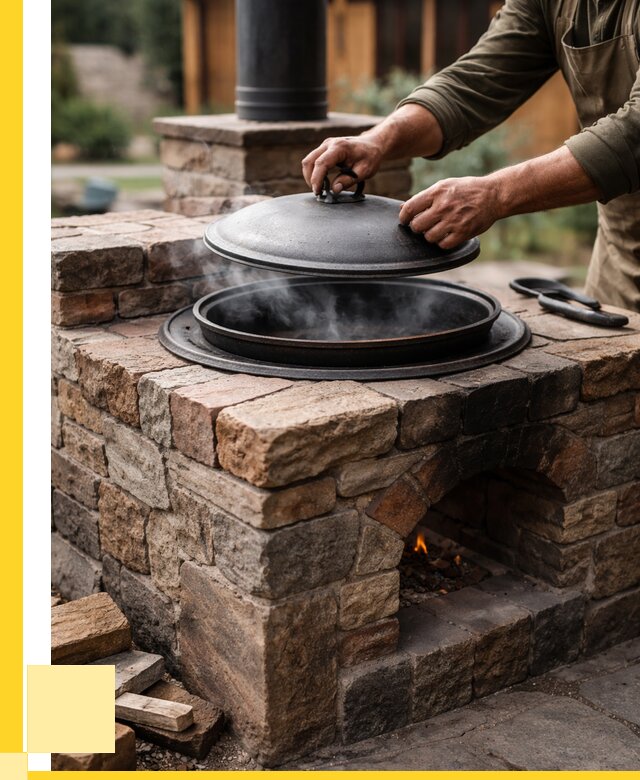 Печи для казана в Партизанске по цене от 19319 р. | ЭриданПрт