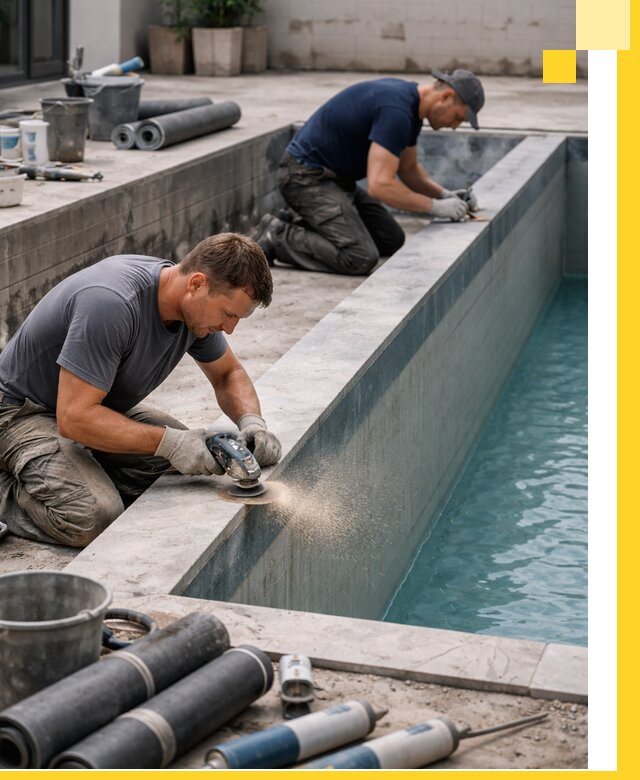 Профессиональный ремонт бассейнов под ключ в Партизанске