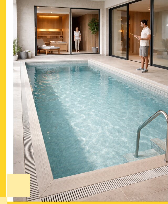 Отделка бассейна пленкой ПВХ в Партизанске от 3757 р. - ЭриданПрт