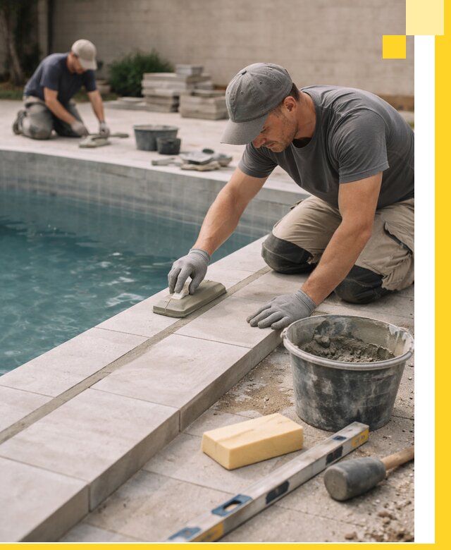 Отделка бассейнов в Партизанске: декоративная отделка и гидроизоляция