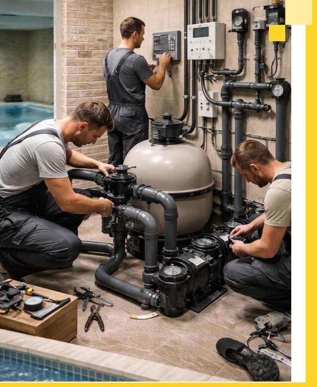 Комплексное оборудование для бассейнов под ключ в Партизанске