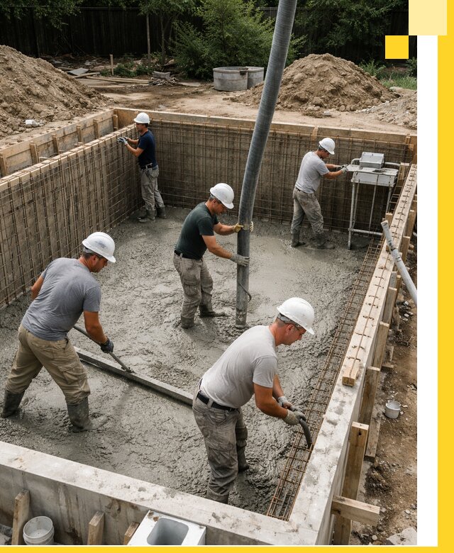 Строительство бетонных бассейнов под ключ в Партизанске