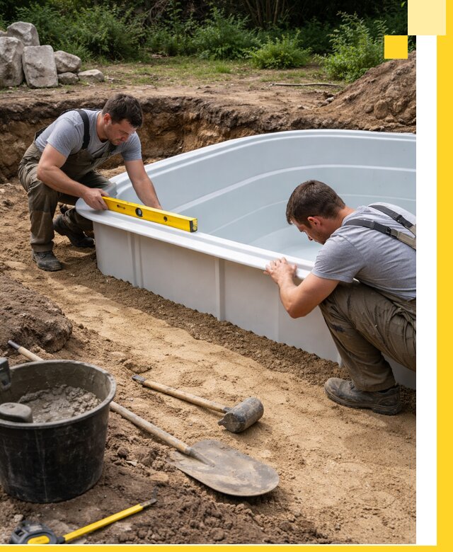 Производство и установка пластиковых бассейнов в Партизанске под ключ