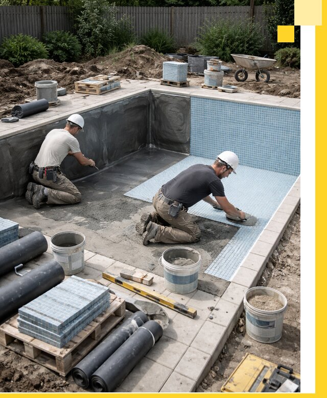 Проектирование и строительство стационарных бассейнов в Партизанске