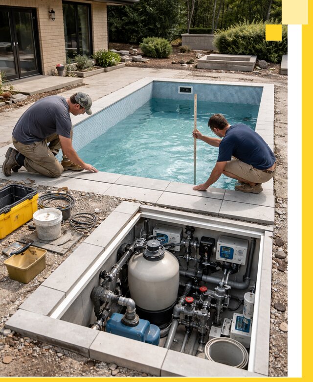 Строительство качественных домашних бассейнов под ключ в Партизанске