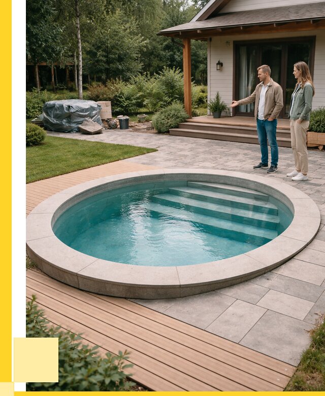 Бассейн на даче под ключ в Партизанске от 214660 р., ЭриданПрт