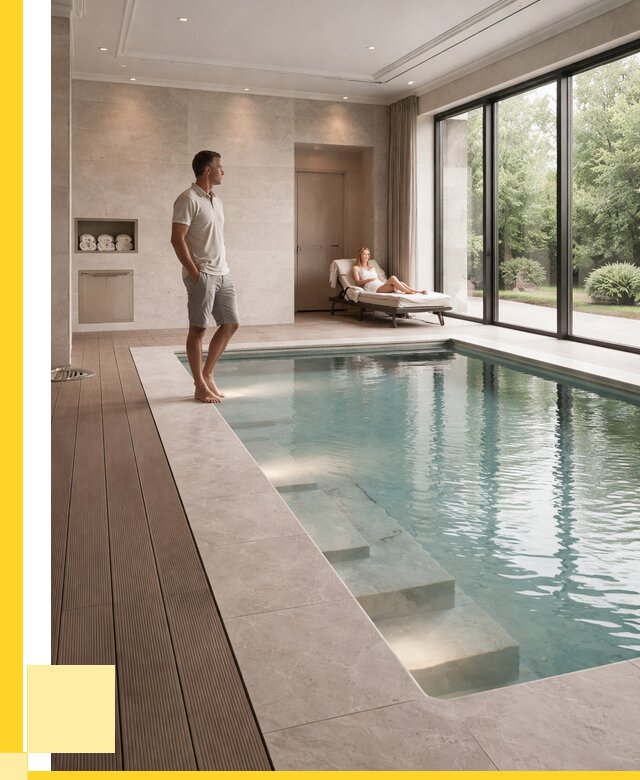 Бассейны в коттедже под ключ в Партизанске от 1287960 р. | ЭриданПрт