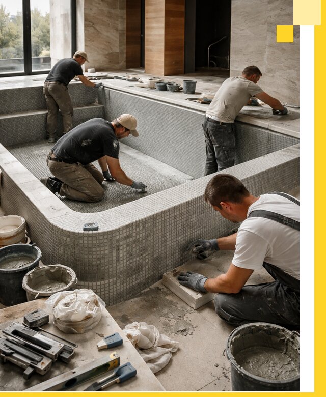 Строительство и установка СПА бассейнов под ключ в Партизанске