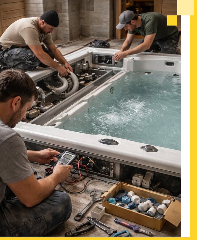 Гидромассажные бассейны под ключ в Партизанске, дизайн и монтаж