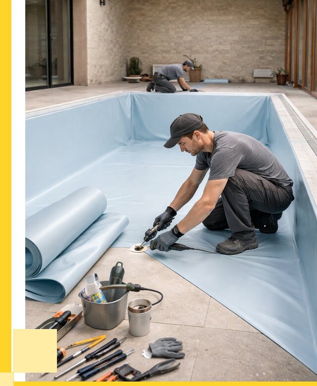 Пленка ПВХ для бассейнов в Партизанске от 2683 р. | ЭриданПрт