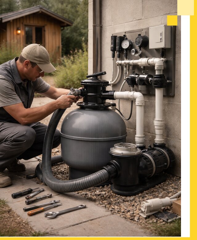 Продажа и монтаж фильтров и насосов для бассейнов в Партизанске