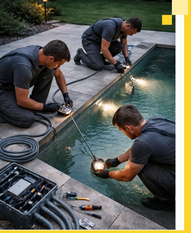 Профессиональное освещение бассейнов в Партизанске: дизайн и монтаж