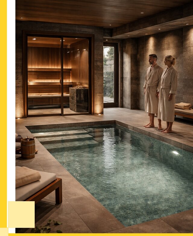 Сауна с большим бассейном в Партизанске от 1287960 р. ЭриданПрт