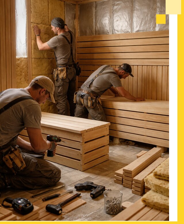 Профессиональное строительство саун под ключ в Партизанске