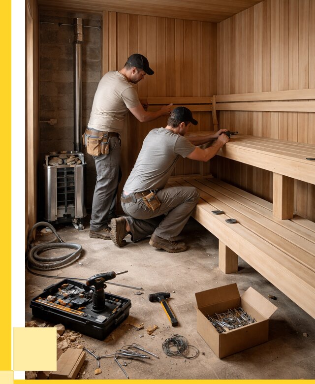 Монтаж саун под ключ в Партизанске от 128796 р. | ЭриданПрт