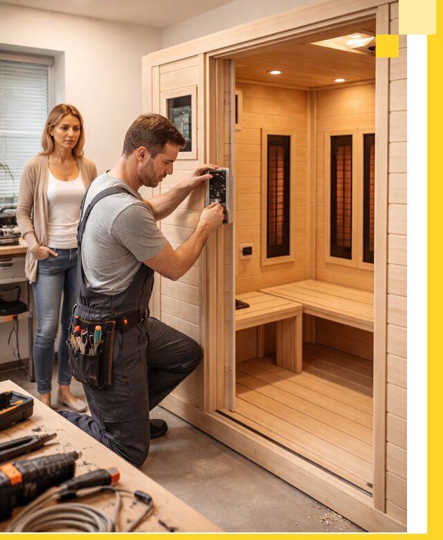 Инфракрасные сауны под ключ в Партизанске продажа и установка