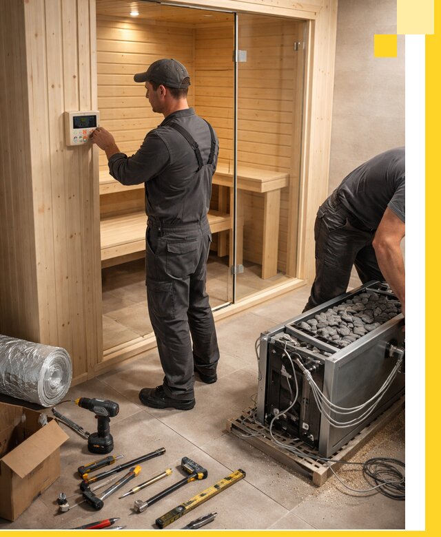 Поставка, установка и монтаж электрических саун в Партизанске