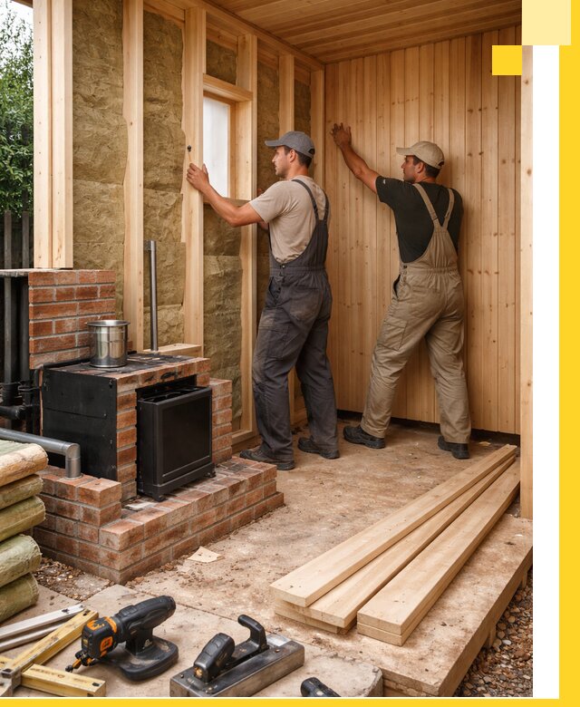 Строительство и установка дачных саун под ключ в Партизанске