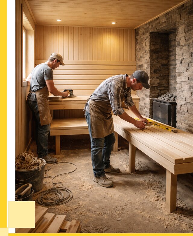 Отделка бани в Партизанске: внутренняя отделка от 3220 р. | ЭриданПрт