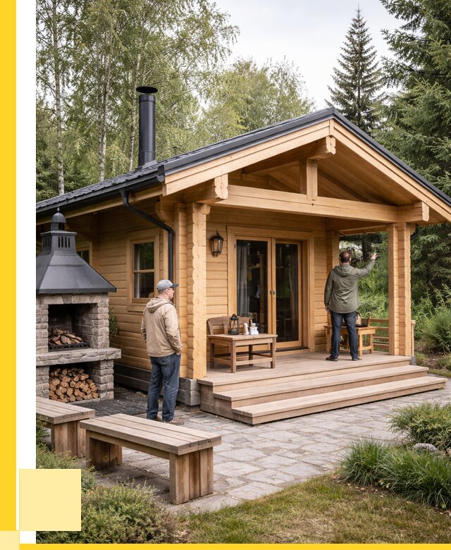 Деревянные бани под ключ в Партизанске от 482985 р. | ЭриданПрт