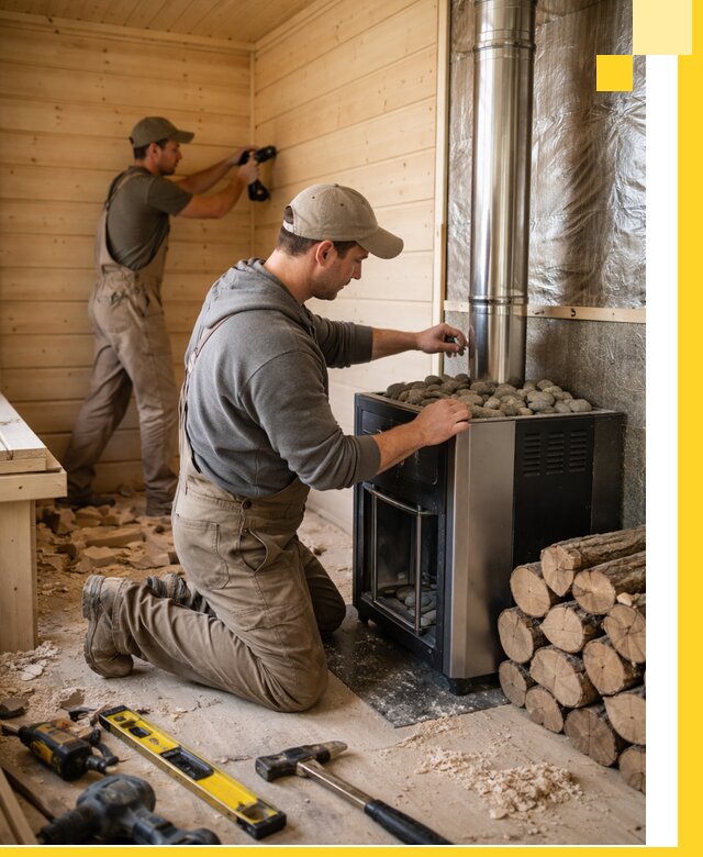 Строительство деревянных бань под ключ в Партизанске проекты и монтаж