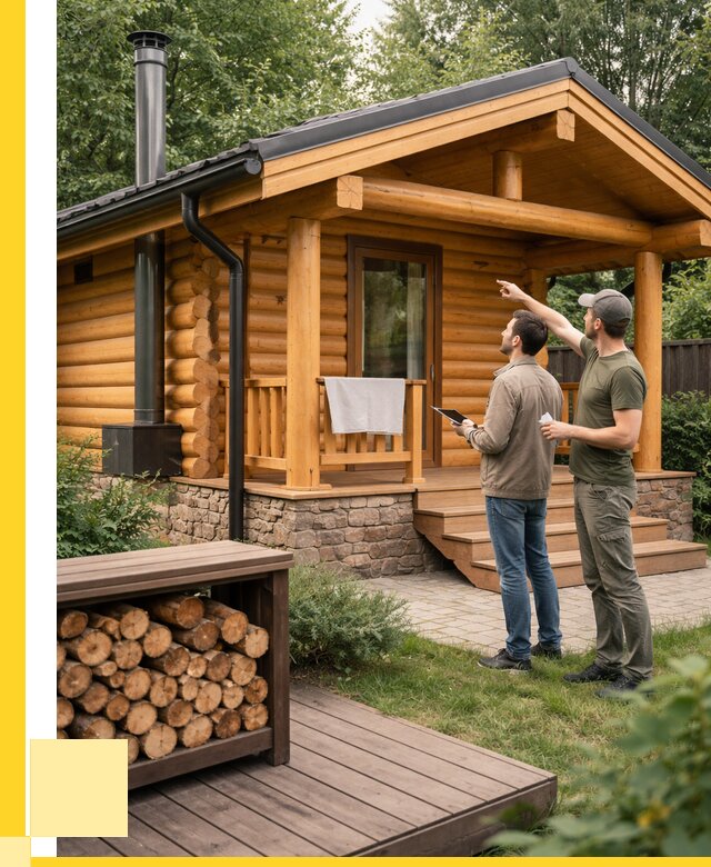 Бани для дачи под ключ в Партизанске от 268325 р. | ЭриданПрт