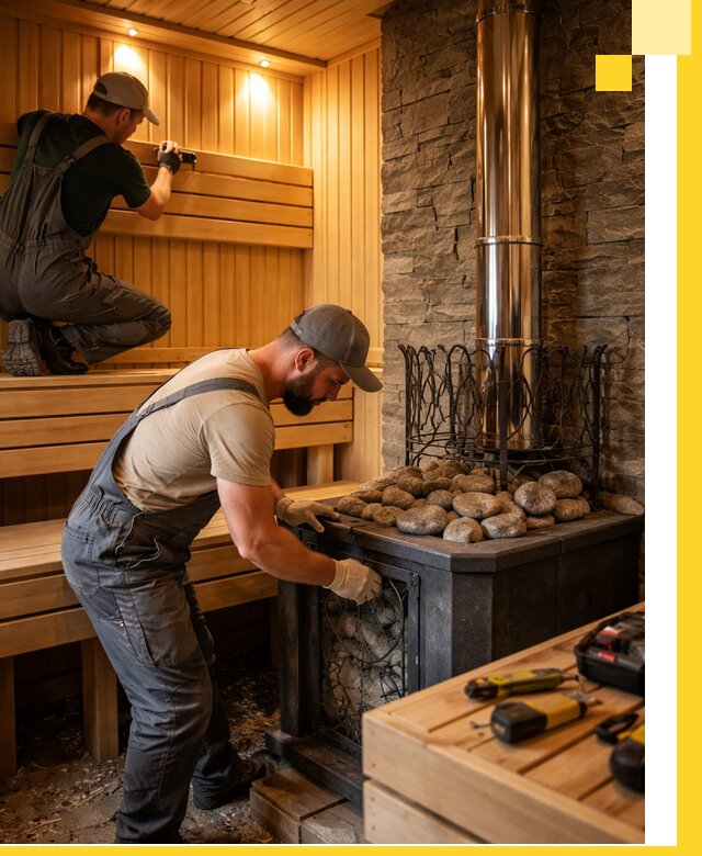 Комплексный дизайн бань, саун и зон отдыха в Партизанске