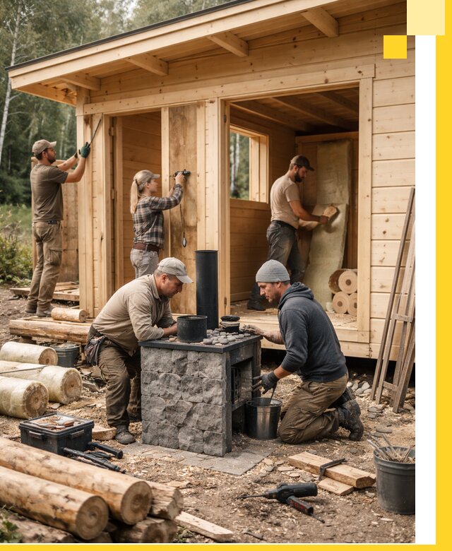 Купить баню под ключ в Партизанске строительство монтаж отделка