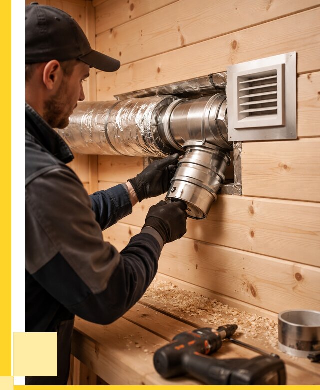 Монтаж вентиляции бани в Партизанске от 12880 р. | ЭриданПрт