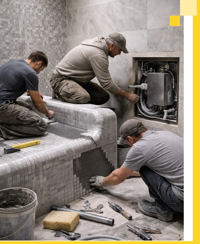 Проекты хамамов под ключ в Партизанске и дизайн и строительство