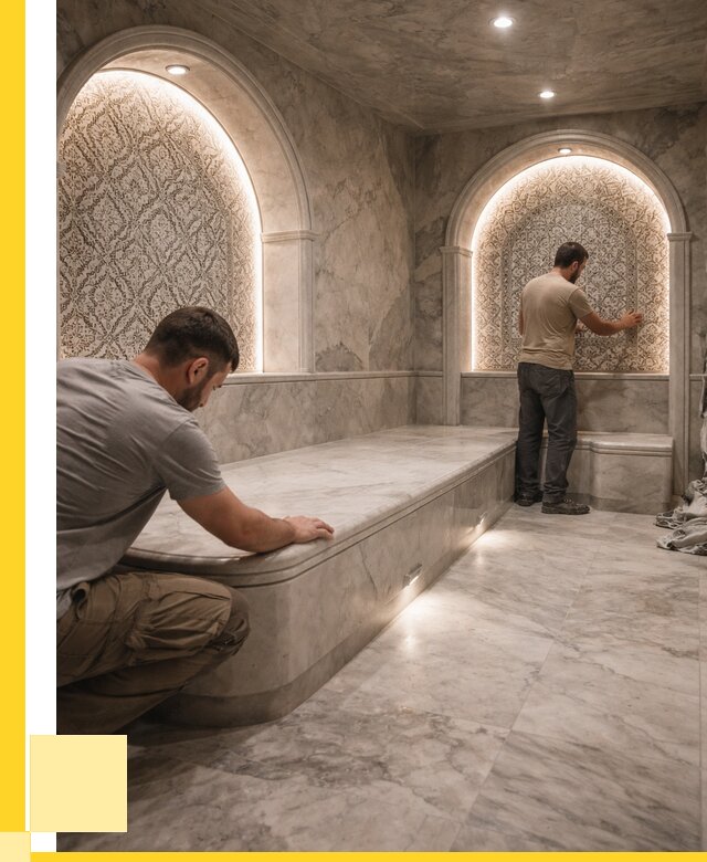 Турецкие бани под ключ в Партизанске от 268325 р. | ЭриданПрт